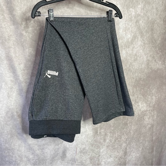 Puma Dark/Heather Gray Essentials Fleece Pants NWT Size XL - Picture 5 of 11